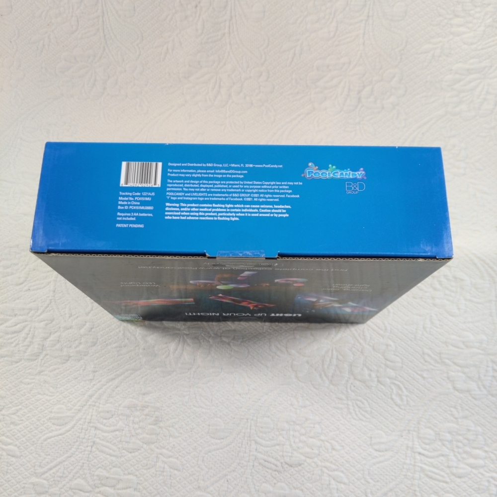 Pool Candy Illuminated LED Pillow Pool Raft, New In Box, 73 In Ages 6+ - Picture 6 of 9